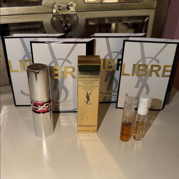 Yves Saint Laurent Other - Yves Saint Laurent Rouge Candy Glaze Lipstick & Libre Set